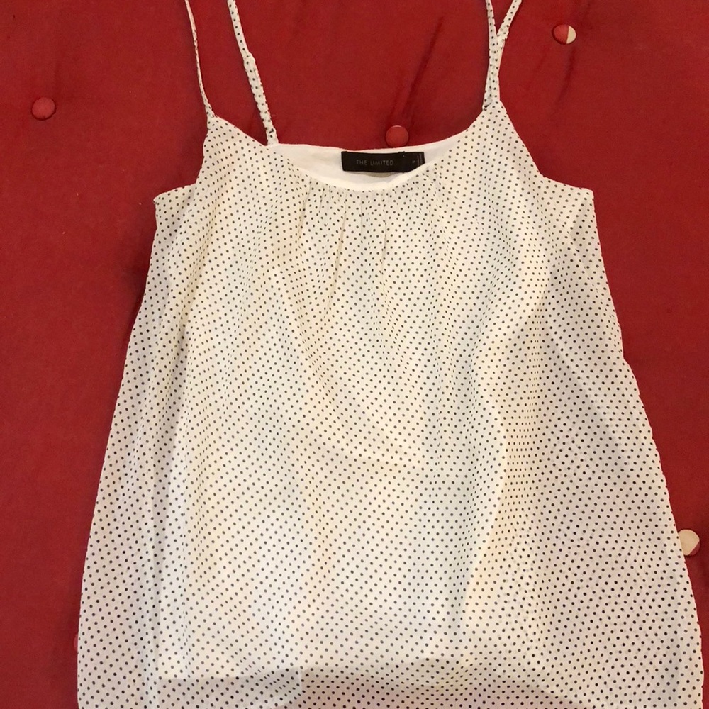 The Limited polka dot Size medium top